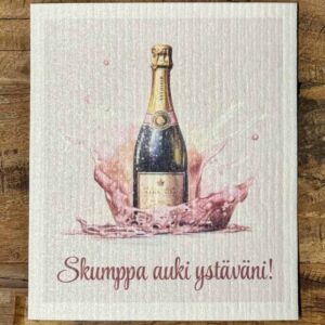 Skumppa auki ystäväni! tiskirätti