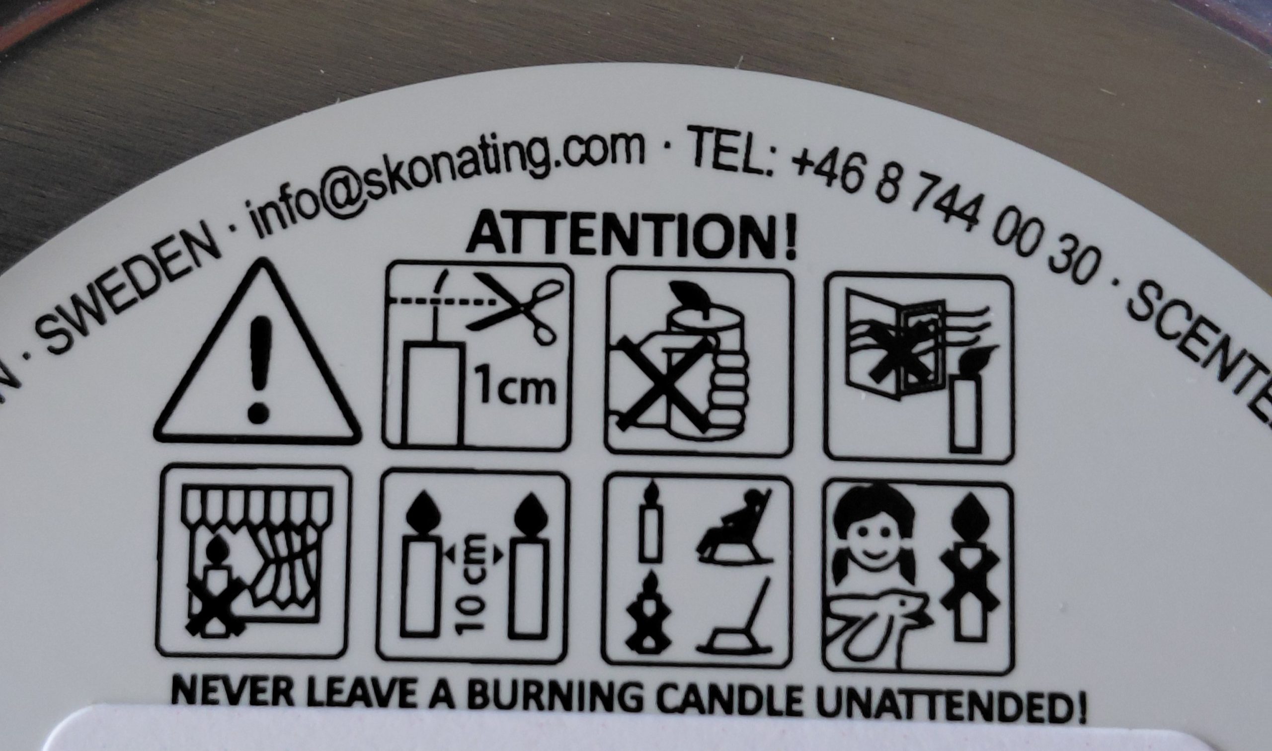 Tuoksukynttilä Sitruuna Sköna Ting - Image 5