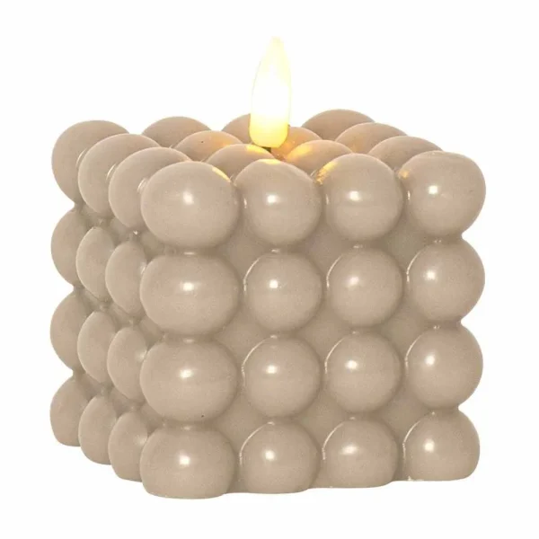 LED-Kuplakynttilä 9,5 cm beige - Image 3