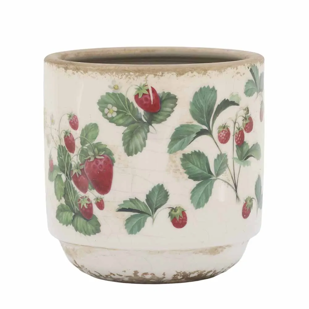 Kukkaruukku Mansikka Chic Antique 10cm - Image 2