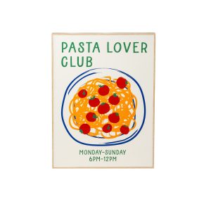 Taulu pasta lover club 30x40cm AmandaB