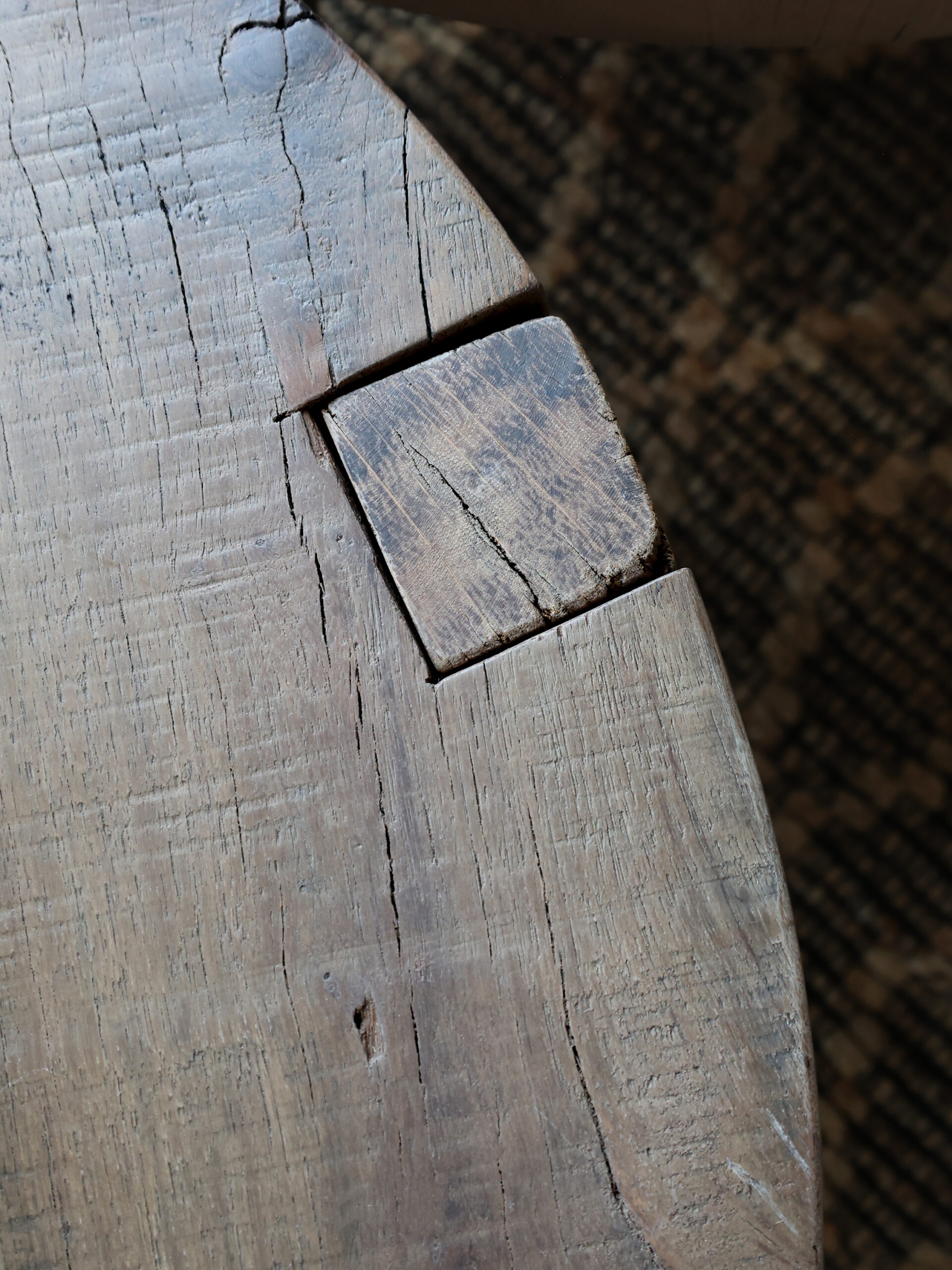 Grimaud pyöreä sohvapöytä kierrätyspuuta Chic Antique - Image 5
