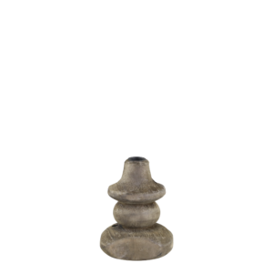 Puinen kynttilänjalka 16 cm Chic Antique
