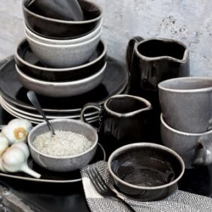 Nordique-aterimet mustat 4kpl/setti Chic Antique